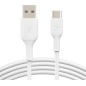 Belkin BoostCharge USB Type-C kabel 1m Hvid